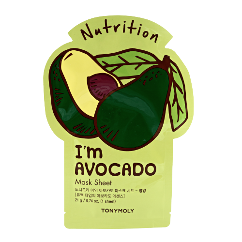 Mascarilla coreana I'm real avocado tonymoly sheetmask